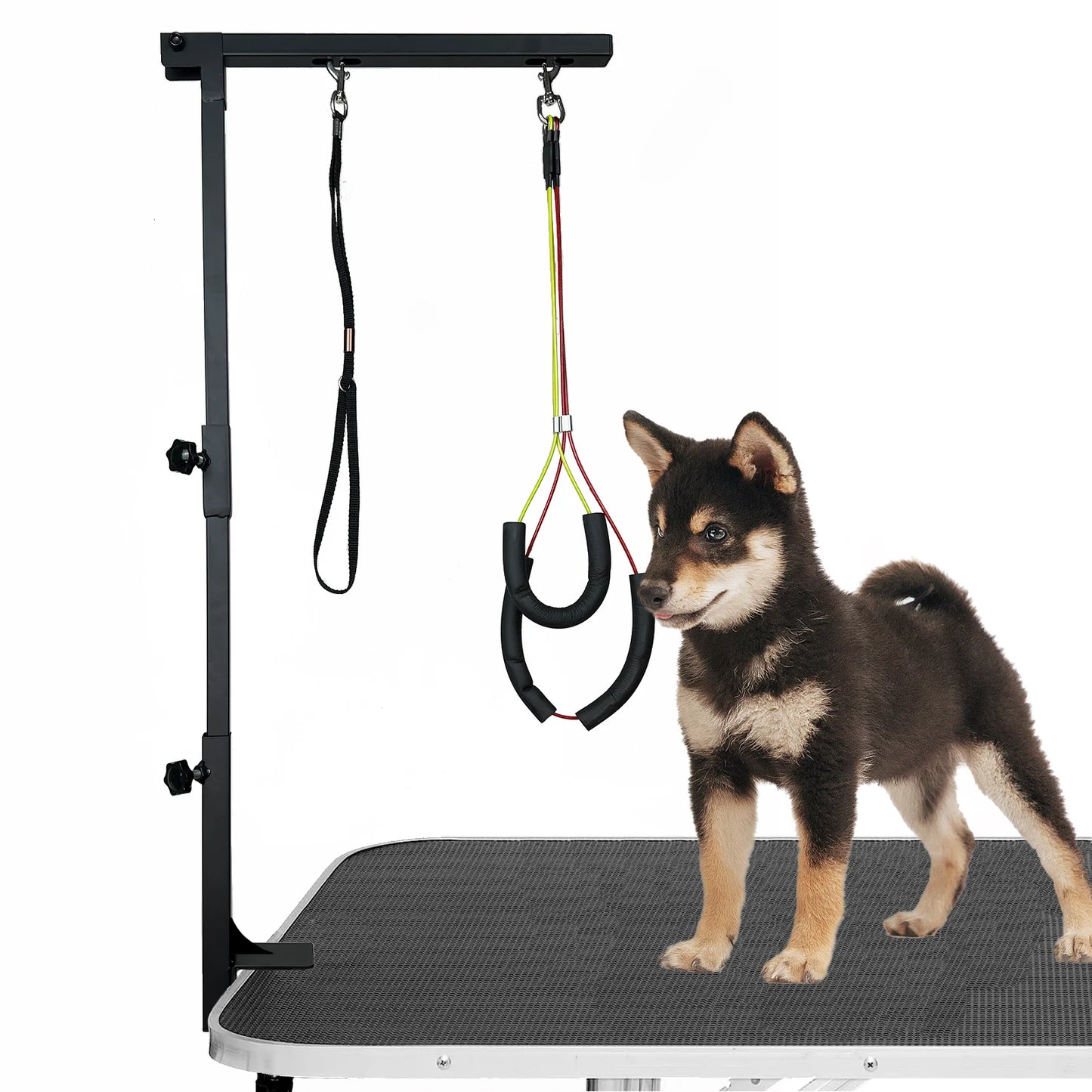 Adjustable Dog Grooming Arm With Clamp And Two Loops