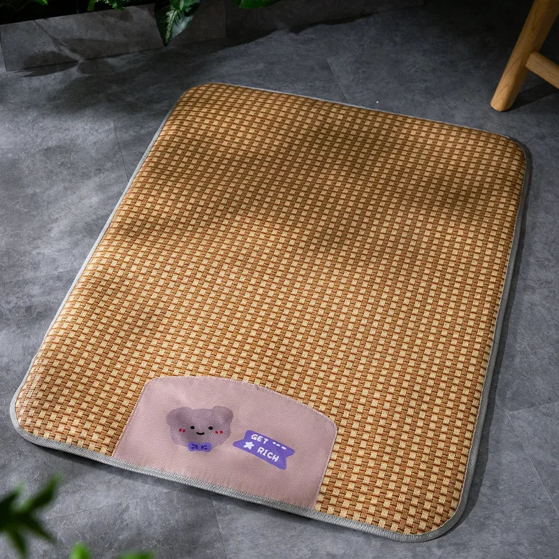 Pet Cooling Mat For Dogs And Cats, Breathable Non-Slip Bed