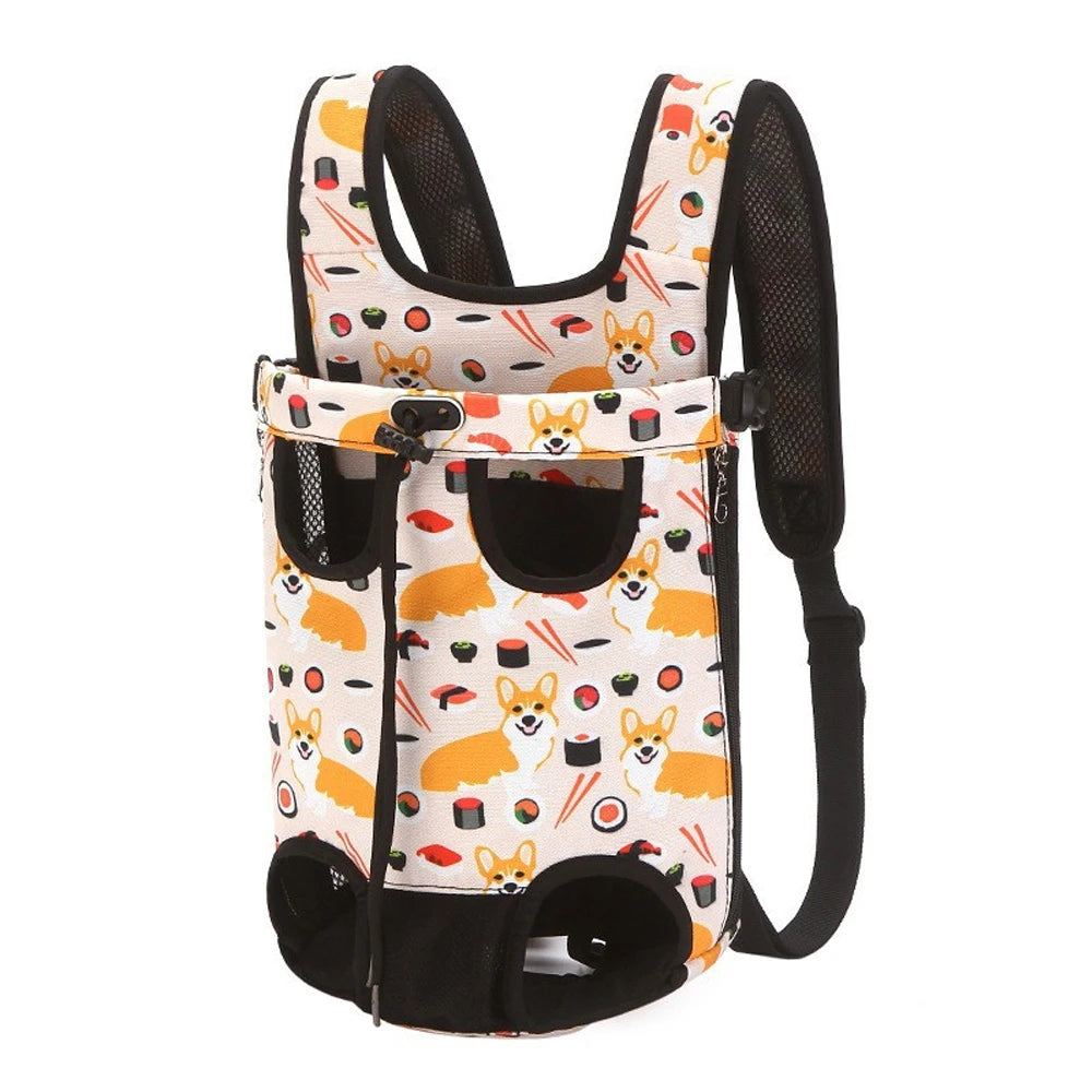Adjustable Cat And Small Dog Carrier Backpack For Outdoor Travel