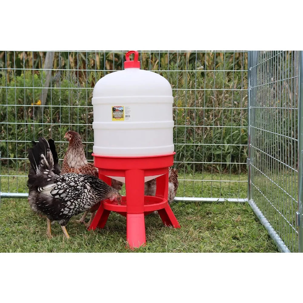 Plastic Dome Poultry Waterer Gravity Fed For Chickens And Ducks