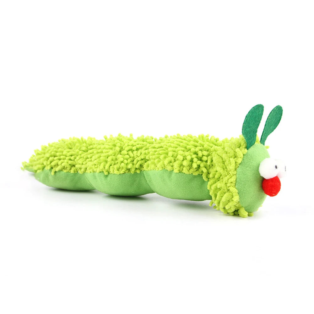 Cat Chew Caterpillar Toy With Catnip And Silvervine