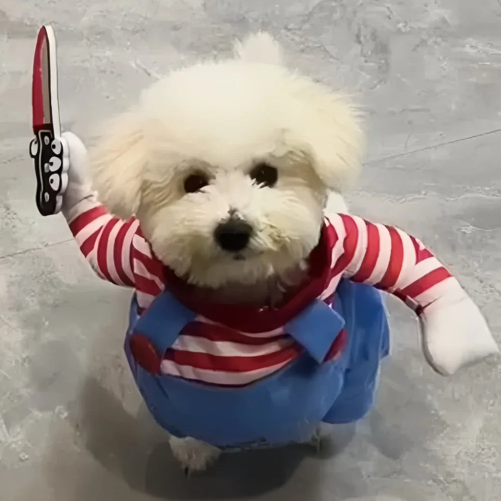 Halloween Dog And Cat Pullover Costume For Pets Cosplay Costumes