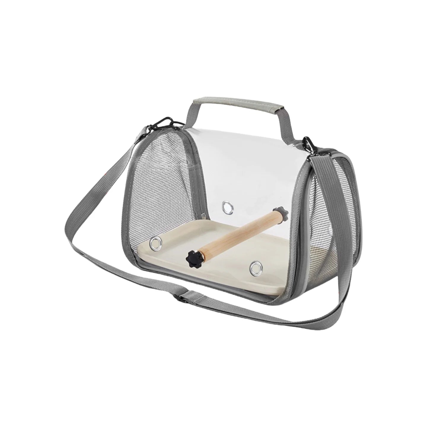 Portable Bird Travel Bag With Stand And Removable Straps Breathable