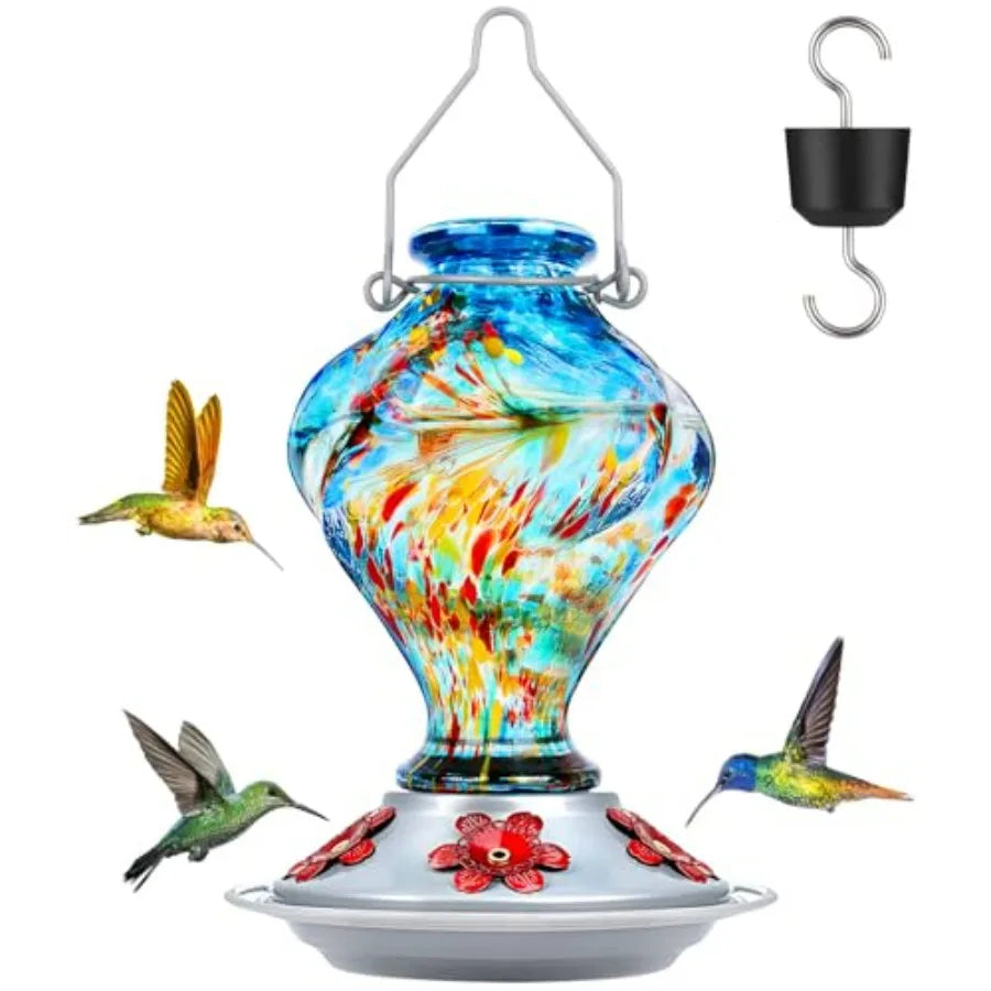 Hummingbird Feeder With Ant Moat And Bee Proof Ports