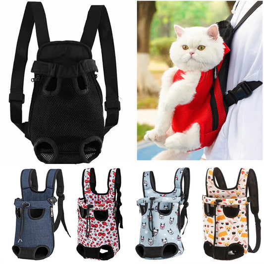 Adjustable Cat And Small Dog Carrier Backpack For Outdoor Travel
