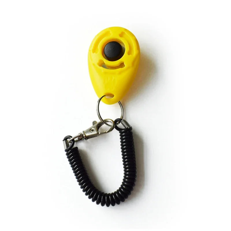Dog Training Clicker, Plastic, Adjustable Wrist Strap, Training Aid