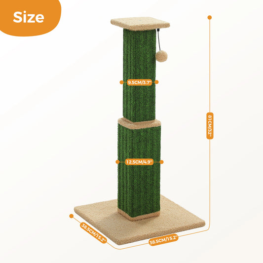 PAWZ Road Large Cat Scratching Post With Sisal Ball Toy