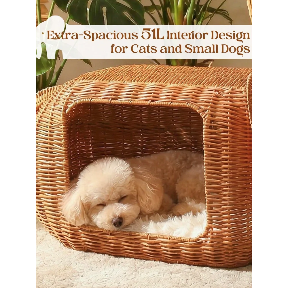 XMSJ Elephant Cat Bed With Plush Cushion For Indoor Cats