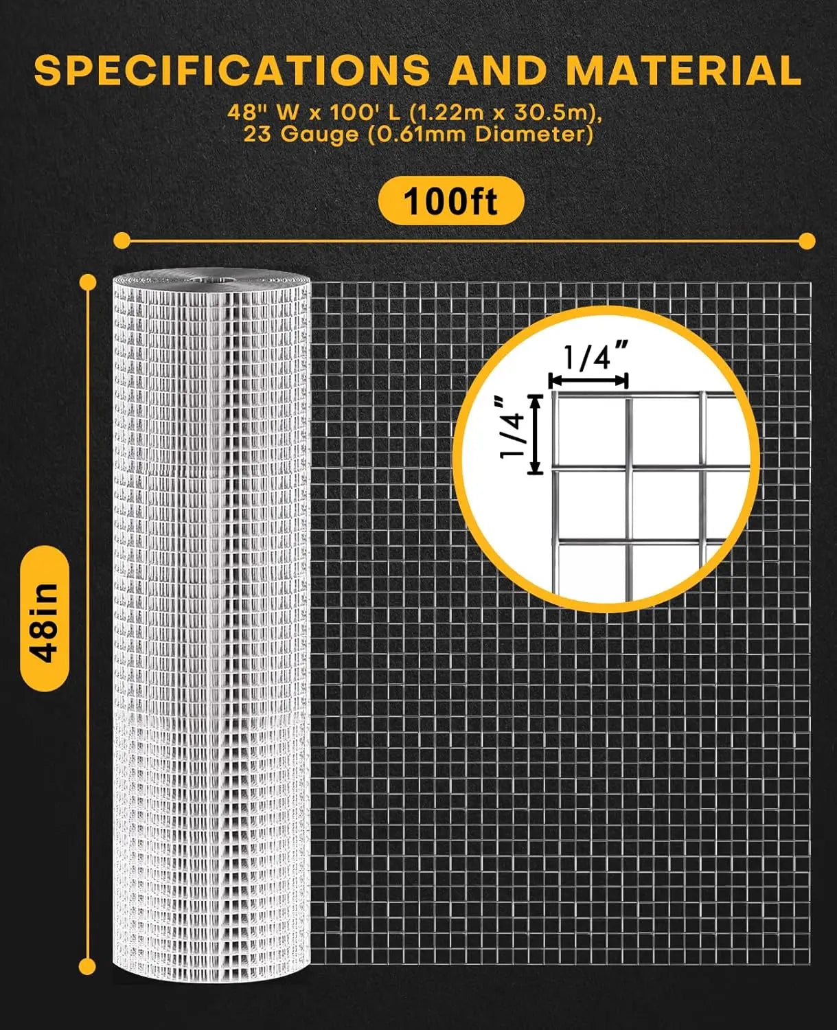 Hardware Cloth Galvanized Welded Wire Mesh for Poultry and Garden
