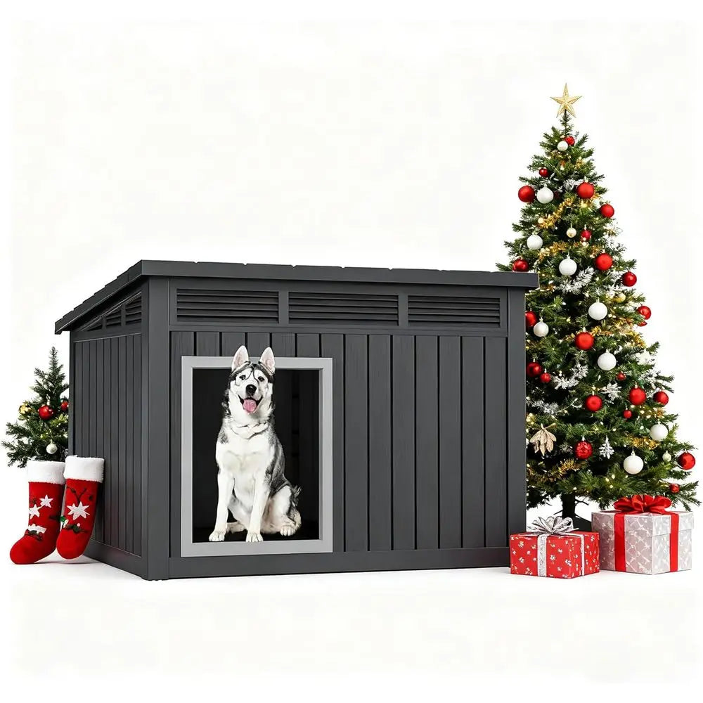 Indoor and Outdoor Weatherproof Dog House With Removable Roof
