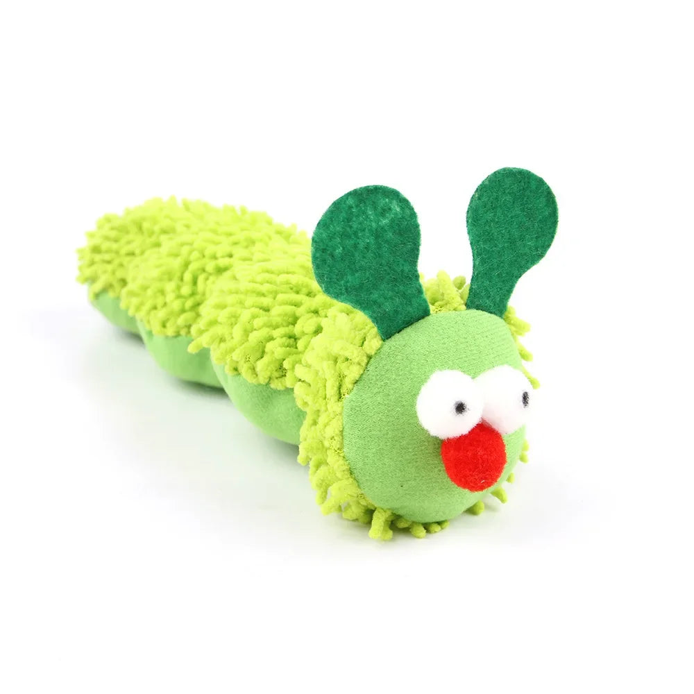 Cat Chew Caterpillar Toy With Catnip And Silvervine