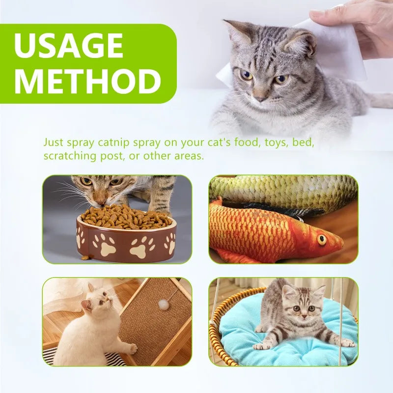 Catnip Spray For Cats Relieves Anxiety And Boosts Vitality