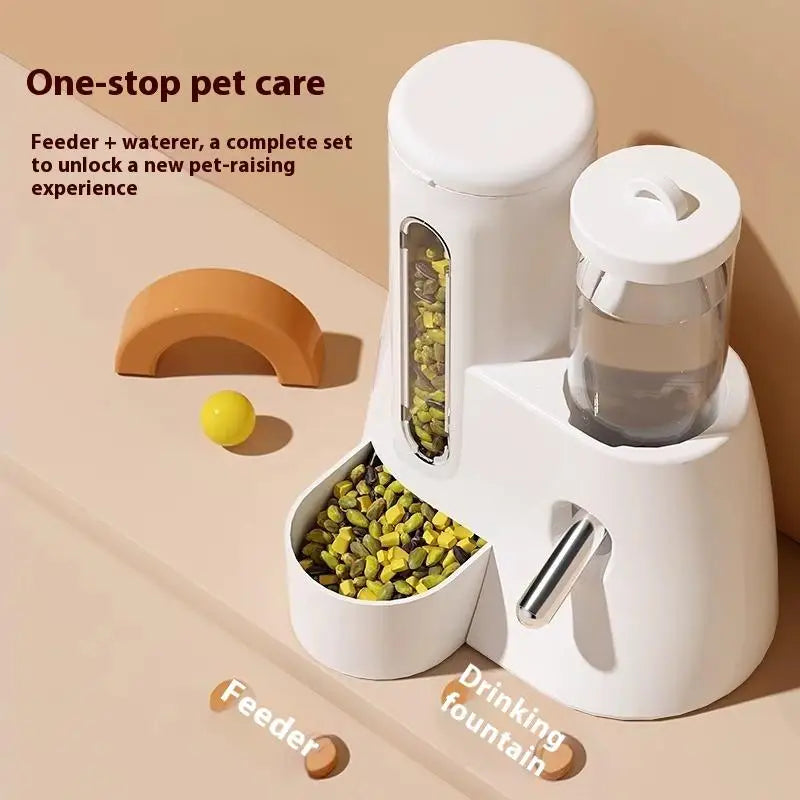 Automatic Hamster Feeder And Waterer Dispenser With Large Capacity