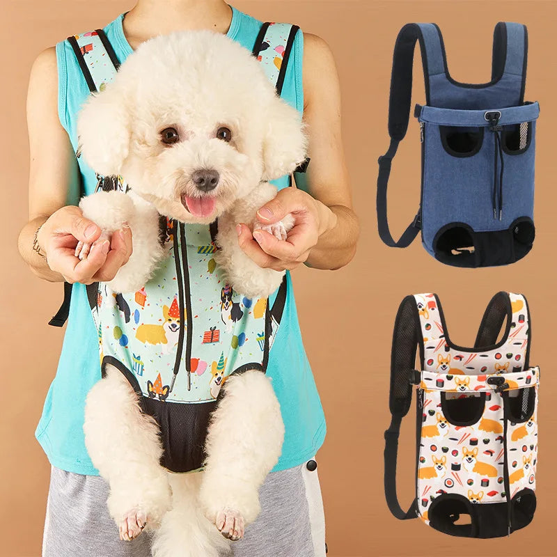 Camouflage Outdoor Breathable Dog Backpack Carrier For Travel