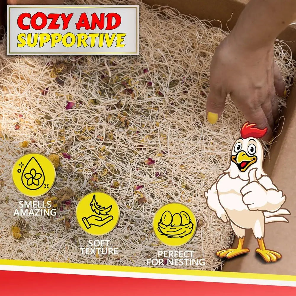 Chicken Nesting Pads With Aromatic Nest Herbs Bedding