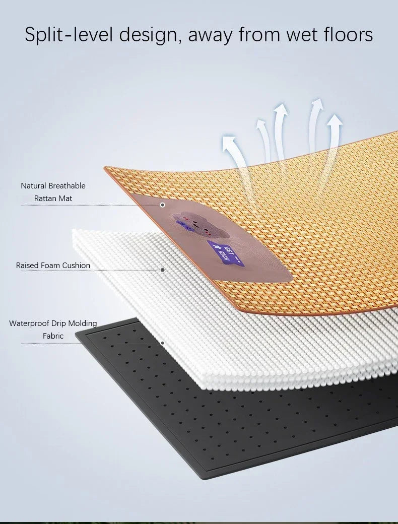 Pet Cooling Mat For Dogs And Cats, Breathable Non-Slip Bed