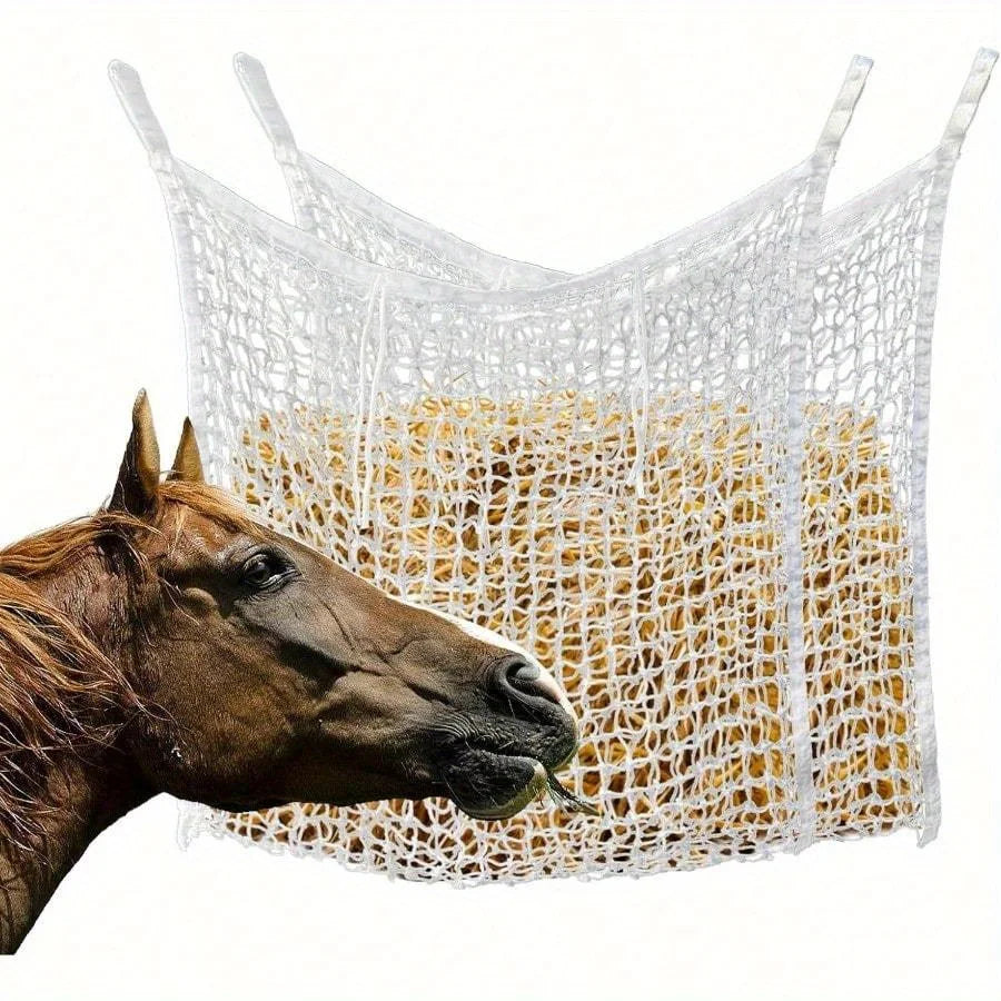 Slow Feed Hay Nets For Horses, Large Capacity, Small Opening