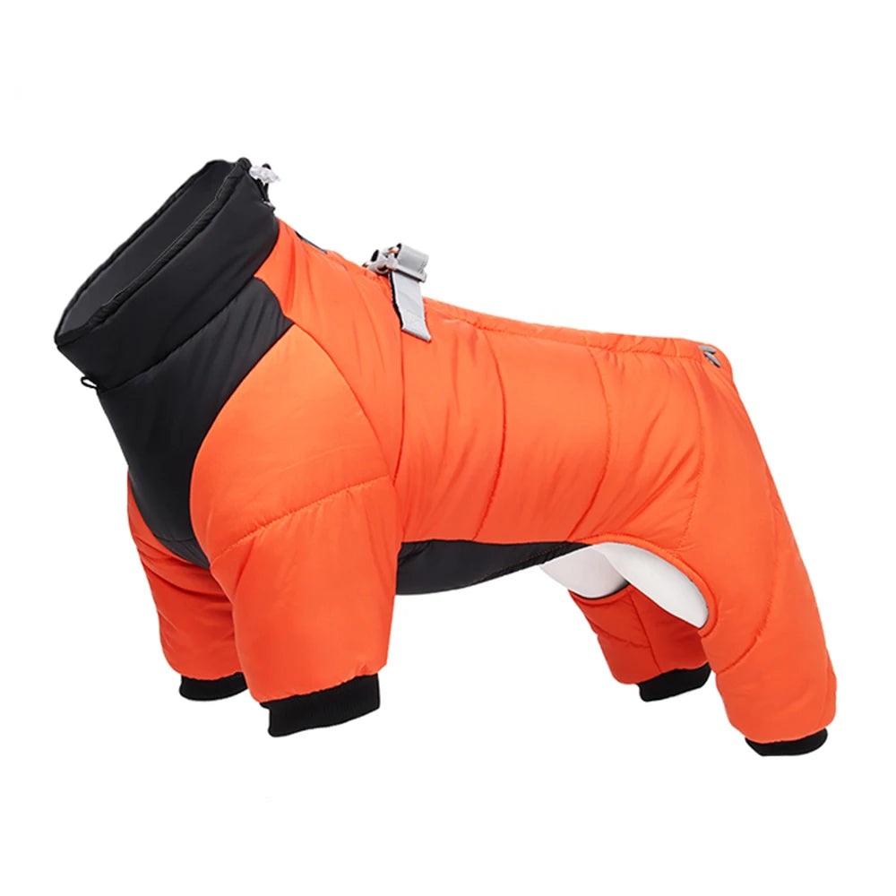 Winter Warm Waterproof Dog Jacket For Small And Medium Breeds