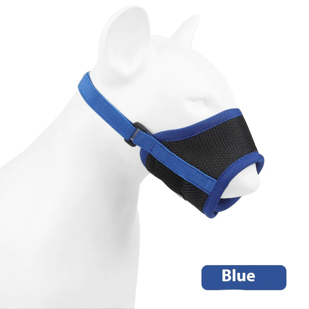 Comfortable Breathable Adjustable Dog Muzzle Anti Bite Anti Eating Drinking