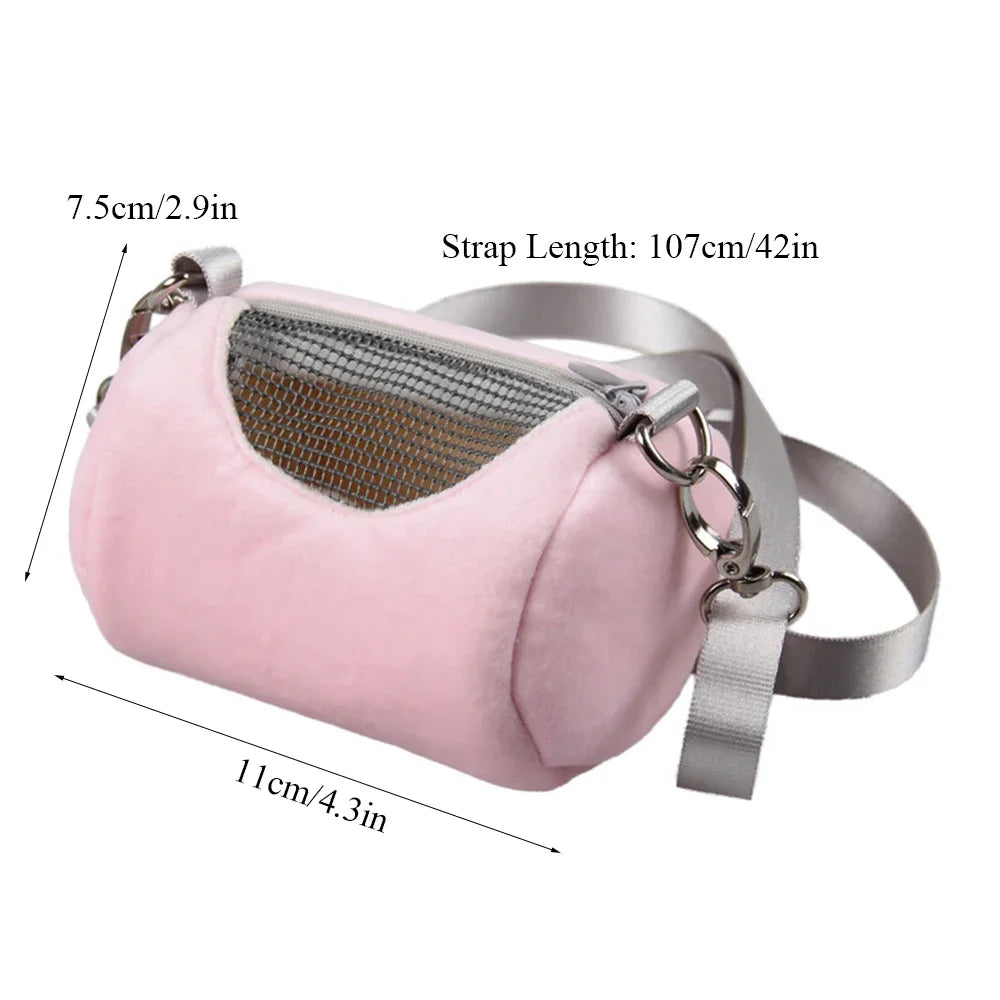 Small Pet Backpack Carrier Bag for Hamsters and Squirrels