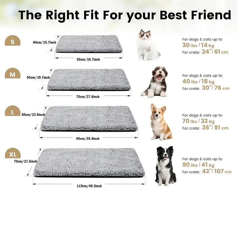 Self-Heating Pet Pad Blanket For Dogs And Cats No Electricity